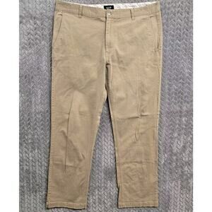HUF Pants Mens 36x30 Classic Fit Khaki‎ Tan Straight Leg Stretch Casual Chino